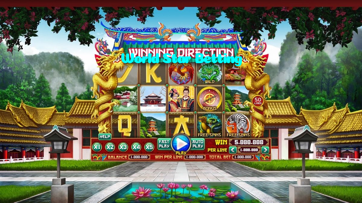 World Star Betting casino presented on mobile device in Pakistan with slots and live games